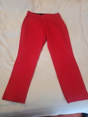 Old Navy Red Boot-Cut Stretch Pants